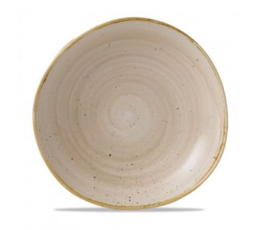 Салатник "волна" 1,11л d25,3см без борта stonecast цвет nutmeg cream