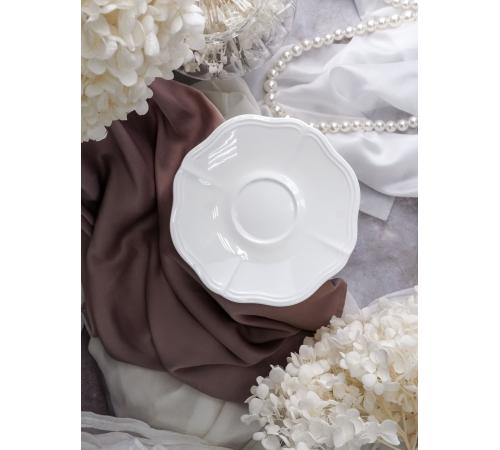 Блюдце d 16 см h 2,2 см (для чашек арт. CDF GR14, CDF GR15), фарфор, Grazia