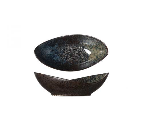 Салатник овальный 16x8 см h 5 см, BLACK YORU