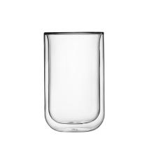 Стакан с двойными стенками 400 мл, d 8 см h 13 см, Thermic Glass