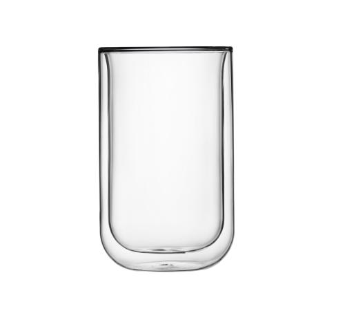 Стакан с двойными стенками 400 мл, d 8 см h 13 см, Thermic Glass
