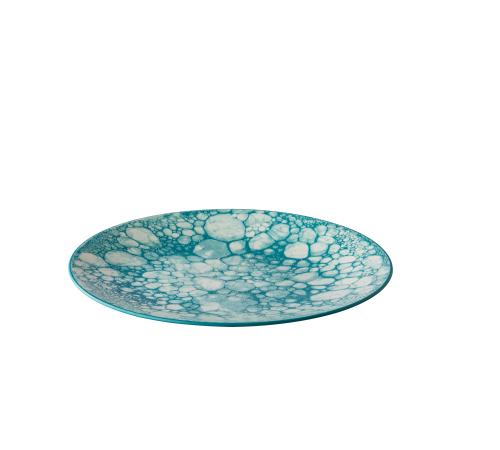 Тарелка мелкая 27,5 см, Bubble turquoise