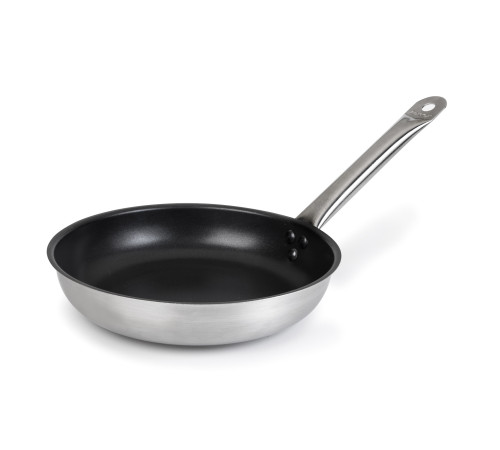 Сковорода d 28 см h 5,5 см, нерж. сталь с антиприг. покр, CHEF-INOX