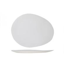 Тарелка овальная 31x24,8 см h 2 см, цвет белый, PALISSANDRO
