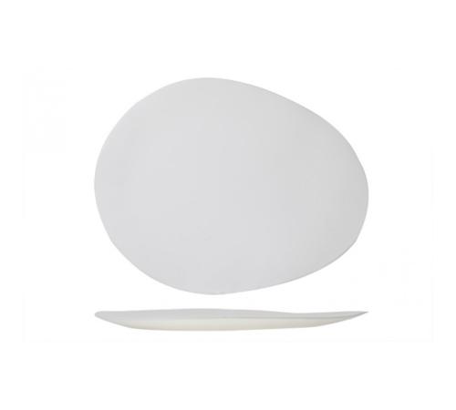 Тарелка овальная 31x24,8 см h 2 см, цвет белый, PALISSANDRO