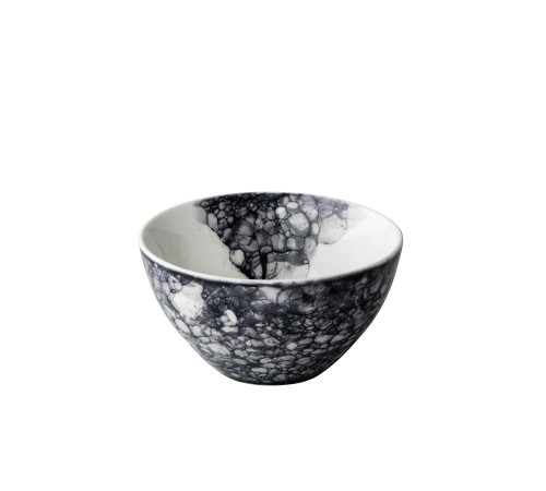 Салатник 15 см, 800 мл, Bubble black