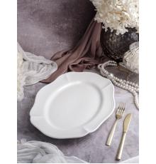 Блюдо овальное 38x26,5 см h 3,3 см, фарфор, Grazia