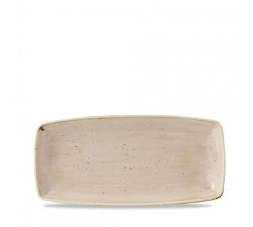 Блюдо сервировочное 29,5х15см без борта stonecast цвет nutmeg cream