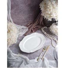 Блюдо овальное 25,4x17,9 см h 3 см, фарфор, Grazia