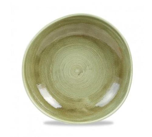 Салатник "волна" 1,11л d25,3см без борта stonecast patina burnished green