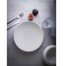 Салатник 800 мл, d 24,5 см h 5 см, фарфор, Linea
