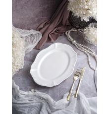 Блюдо овальное 32,5x23 см h 3 см, фарфор, Grazia