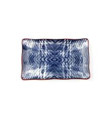 Тарелка прямоугольная 21 см. mix&match cobalt