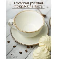 Porland Набор чайных пар 340 мл Сизонс (4 предмета), бежевый