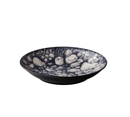 Тарелка глубокая 25,5 см, Bubble black