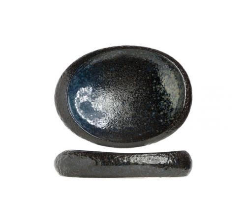 Блюдо овальное 32x24 см h 6 см, BLACK YORU