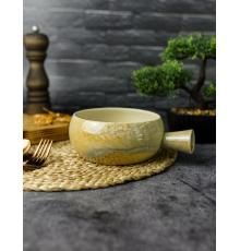 Салатник с ручкой d 14/18 см h 6,3, Stoneware Pearl