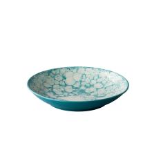 Тарелка глубокая 25,5 см, Bubble turquoise