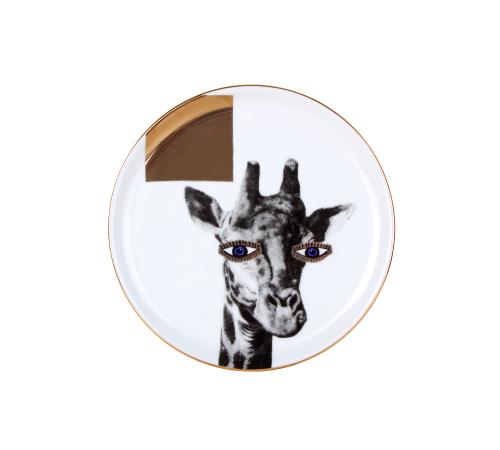 Тарелка мелкая 20 см Wild Life Giraffe