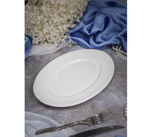 Блюдо овальное 36x26,5 см h 3,2 см фарфор, Primavera